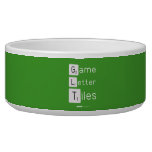 Game
 Letter
 Tiles  Pet Bowls