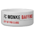 FC Monke  Pet Bowls