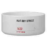 KAT-BOY STREET     Pet Bowls
