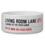 Living room lane  Pet Bowls