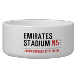 emirates stadium  Pet Bowls