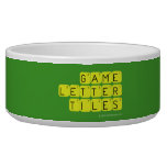 Game Letter Tiles  Pet Bowls