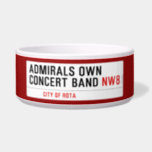 ADMIRALS OWN  CONCERT BAND  Pet Bowls