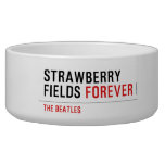 Strawberry Fields  Pet Bowls