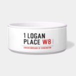 1 logan place  Pet Bowls