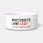 whitcrofts  lane  Pet Bowls