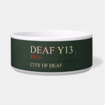 deaf  Pet Bowls