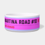 Martina Road #10  Pet Bowls