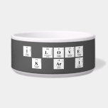 I Love
 K Ar I  Pet Bowls