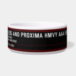Leeds and Proxima HMVY  Pet Bowls