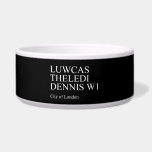 LUWCAS THELEDI DENNIS  Pet Bowls