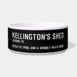 Kellington's shed  Pet Bowls