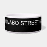 SONWABO STREET  Pet Bowls