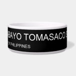 pabayo tomasaco st.  Pet Bowls