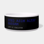 SYED ASIM ALTAF HASSAM  Pet Bowls