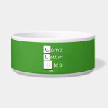 Game
 Letter
 Tiles  Pet Bowls