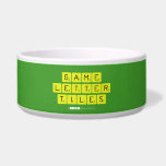 Game
 Letter
 Tiles  Pet Bowls