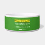 ABCDEFGHIJKLM
 NOPQSTUVWXYZ
 abcdefghijklm
 nopqrstuvwxyz  Pet Bowls