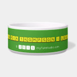  KIA MIA THOMPSON I LOVE U  Pet Bowls