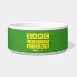 Game
 Letter
 Tiles  Pet Bowls