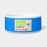 Minion Street  Pet Bowls
