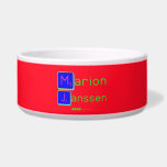 Marion
 Janssen  Pet Bowls