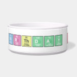 Happy Birthday saddie  Pet Bowls