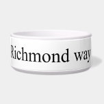 Richmond way  Pet Bowls