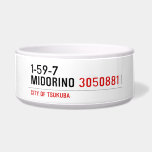 1-59-7  MIDORINO  Pet Bowls