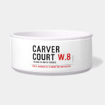 CARVER COURT  Pet Bowls