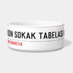 LONDON SOKAK TABELASI  Pet Bowls