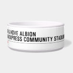 Brighton & Hove Albion American Express Community Stadium  Pet Bowls