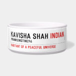 Kavisha shah  Pet Bowls
