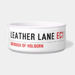Leather Lane  Pet Bowls