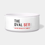 THE OVAL  Pet Bowls