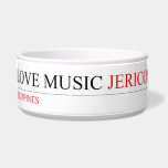 ilove music  Pet Bowls