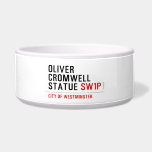 oliver cromwell statue  Pet Bowls