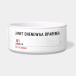 JANET OHENEWAA OPAREBEA     Pet Bowls