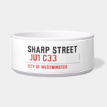 SHARP STREET   Pet Bowls