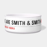 We are Smith & Smith  Pet Bowls