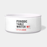 Periodic Table Writer  Pet Bowls