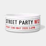 Street Party  Pet Bowls