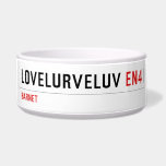 Lovelurveluv  Pet Bowls