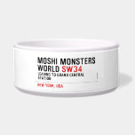 mOSHI mONSTERS wORLD  Pet Bowls