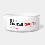 Grace ANglican  Pet Bowls