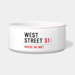 West Street  Pet Bowls