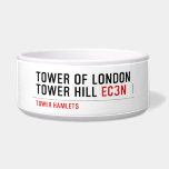 Tower of London Tower Hill  Pet Bowls