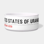 United States of Uranus  Pet Bowls