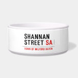 Shannan Street  Pet Bowls