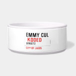 EMMY CUL   Pet Bowls